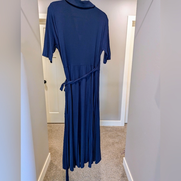 Brand new Lavinia collared jersey dress in navy blue from Boden, size 12 - Picture 3 of 8